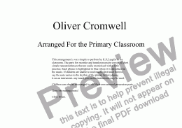 page one of Oliver Cromwell