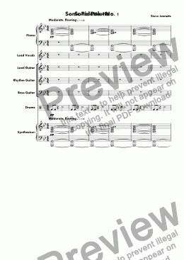 page one of Sonic Palette - No. 1
