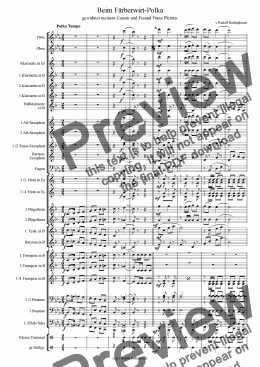 page one of Beim Faerberwirt-Polka