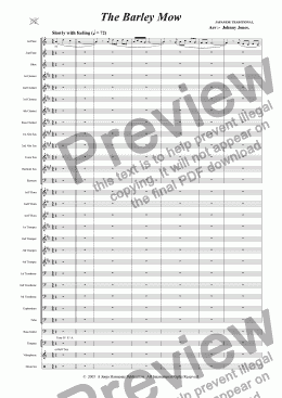 page one of Barley Mow The   (Concert Windband)