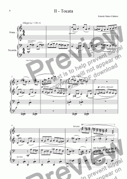 page one of Tocata