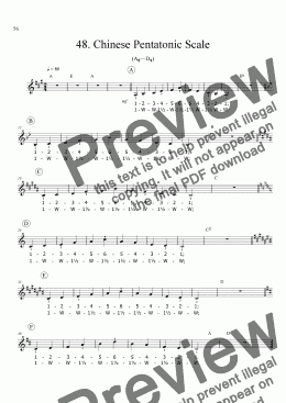 page one of Sing!�48. Chinese Pentatonic Scale [student]