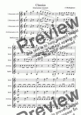 page one of Classica