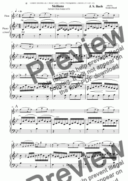 Siciliana - Download Sheet Music PDF file