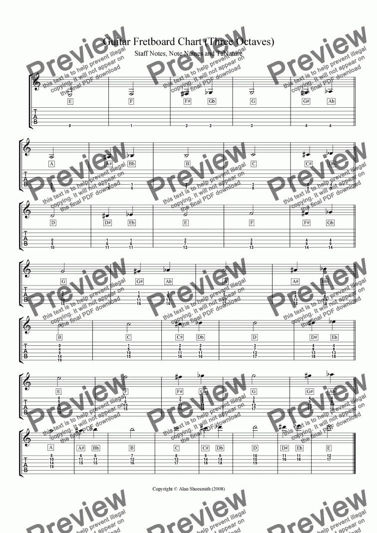 Guitar Solo Chart