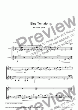 page one of Blue Tomato