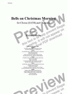 page one of Bells on Christmas Morning