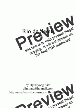 page one of Rio de Seoul (with TAB)