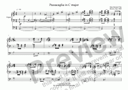 page one of Passacaglia (organ) [2000]