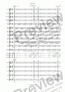 page one of Ballet: Alice In Wonderland  (Act 2 -  No. 12 & 13) Prelude & Tea Party