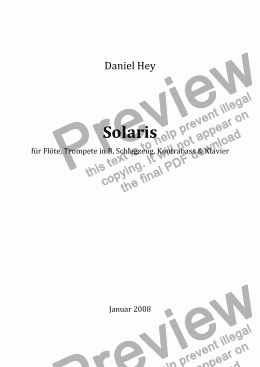 page one of Solaris