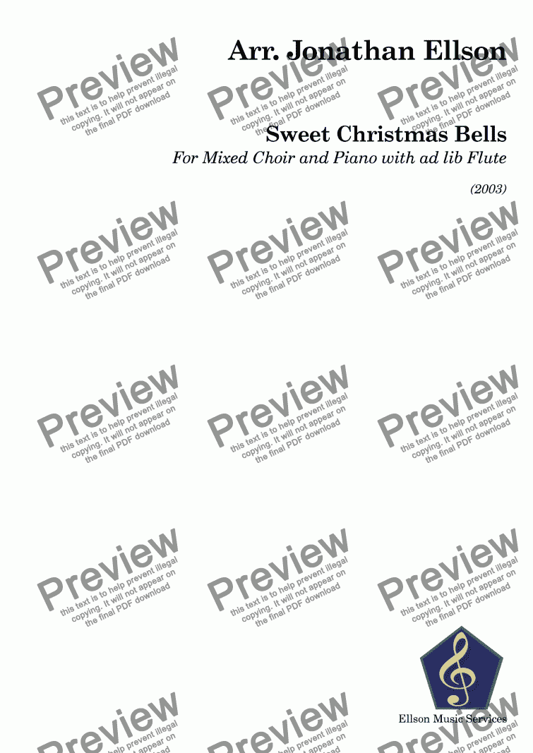 page one of Sweet Christmas Bells
