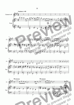 page one of Concertino - 3rd Movement