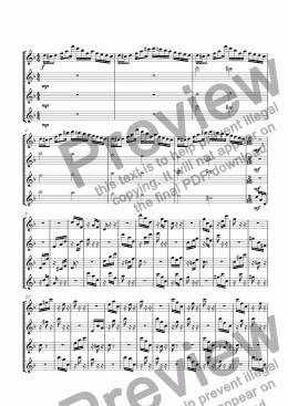 page one of String Quartet, D Minor