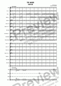 page one of Overture to 'The Mikado'