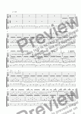 page one of Guitar Blues