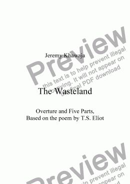 page one of The Wasteland: Overture