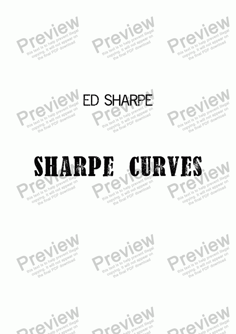 page one of Sharpe Curves