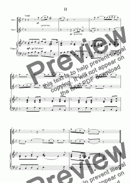 page one of Vivaldi Trio Sonata in G minor 2nd movement