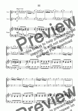 page one of Vivaldi Trio Sonata in G minor Finale