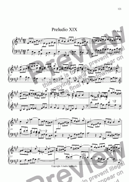page one of Preludio&Fugue 19-book 2