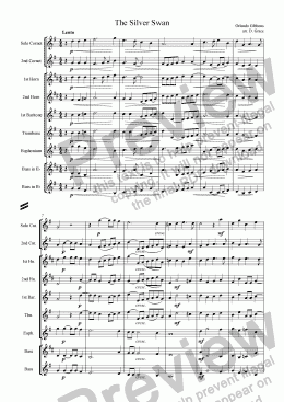 page one of The Silver Swan