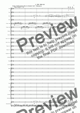 page one of Symphony No 07 4th movement