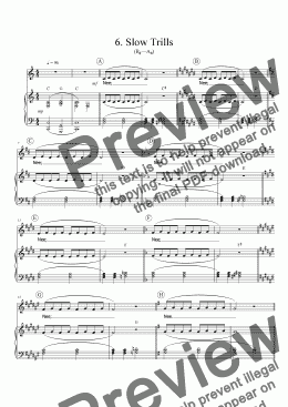 page one of Sing!�06. Slow Trills [teacher]