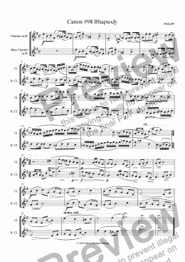 page one of Canon #98 Rhapsody