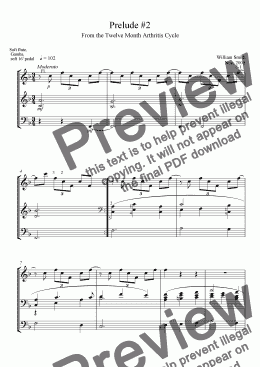 page one of Organ Prelude #2