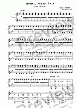 page one of 133-Música Instantània (27-La traïció)