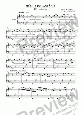 page one of 158-Música Instantània (48-La tardor)
