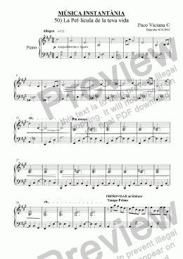 page one of 160-Música Instantània (50-La Pel·lícula de la teva vida)