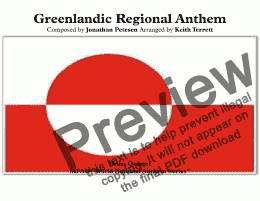 page one of Greenlandic (Nunarput utoqqarsuanngoravit) Regional Anthem for Brass Quintet (MFAO World National Anthem Series)