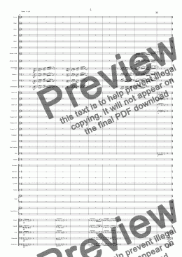 page one of Symphony No 46 A Dorset Symphony 2nd movt