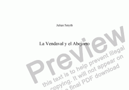page one of La Vendaval y el Abejorro