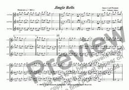 page one of Jingle Bells   (3 Concert Flutes)
