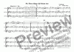 page one of We Three Kings   (3 Concert Flutes)
