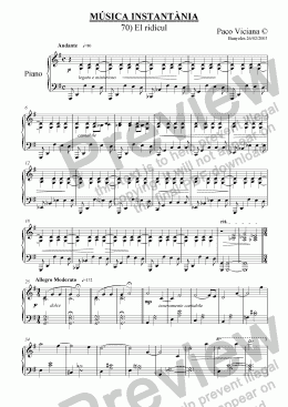 page one of 181-Música Instantània (70-El ridícul)