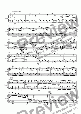 page one of Piano Ball