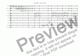page one of Symphony for Brass Band - Movement 2 - Concerto Grosso