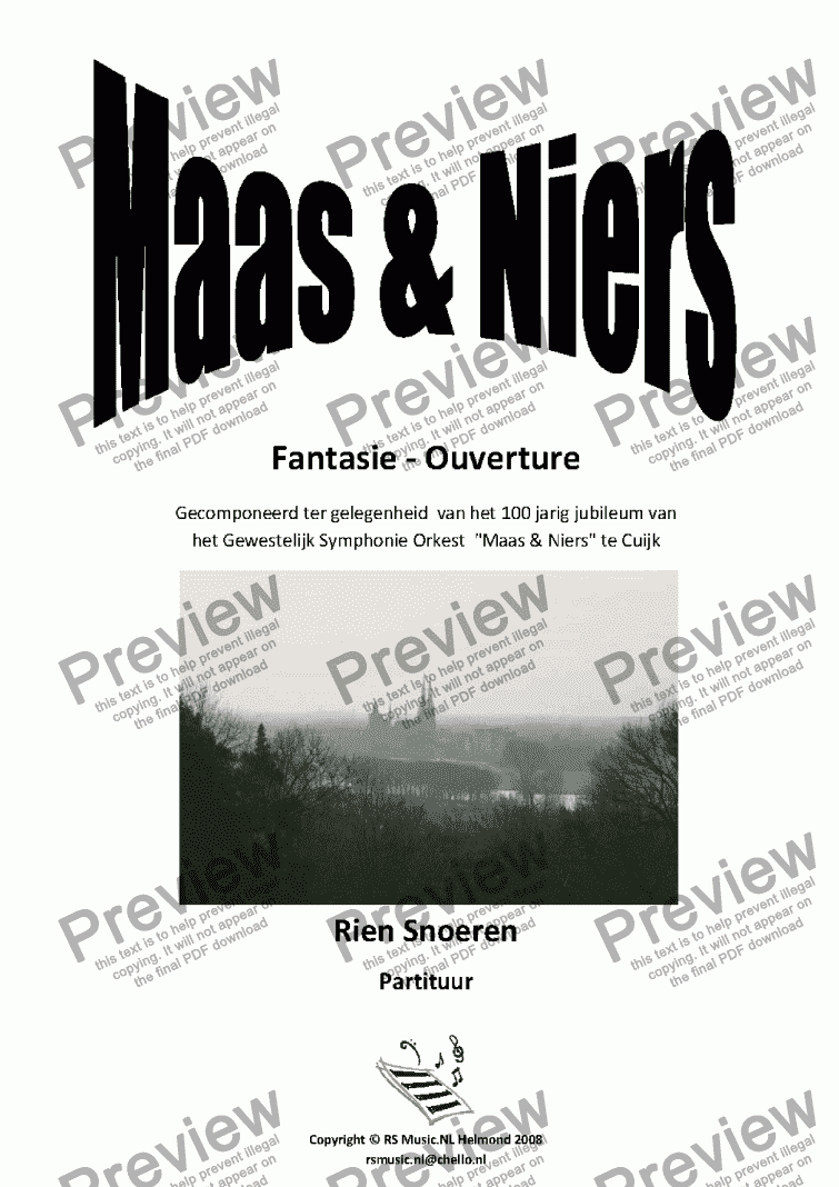 page one of Maas & Niers (Fantasie Ouverture)