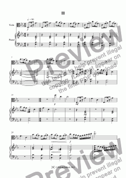 page one of Viola Sonata: 2