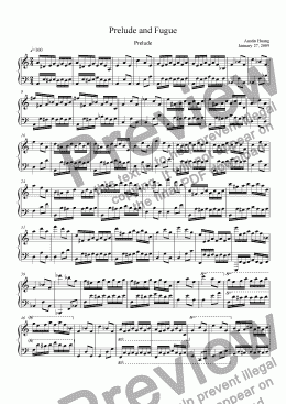 page one of China Series 03: Prelude and Fugue - Prelude