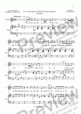 page one of Mr Majeika  Vocal Score  (08 of 22)