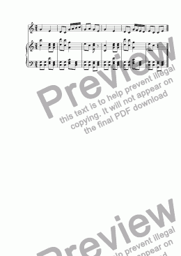 page one of Piano and voice