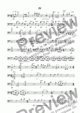 page one of Welsh Suite for Solo Cello 4