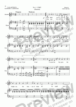 page one of Mr Majeika   Vocal Score (04 of 22)