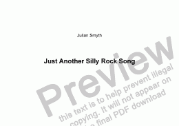 page one of Just Another Silly Rock Song
