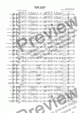 page one of Rondo Susato for Orchestra